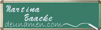 Martina Baacke Visitenkarte